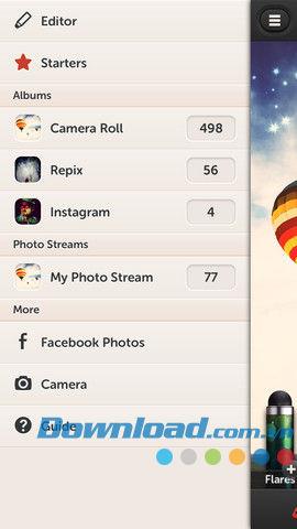 Repix para iOS 1.2 - Edición de fotos profesional para iPhone / iPad