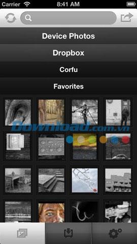 Photopod pour iOS 2.0 - Gestionnaire de photos pour iPhone / iPad