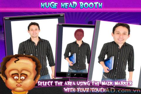 Huge Face Booth Lite für iOS - Fotobearbeitungssoftware für iPhone