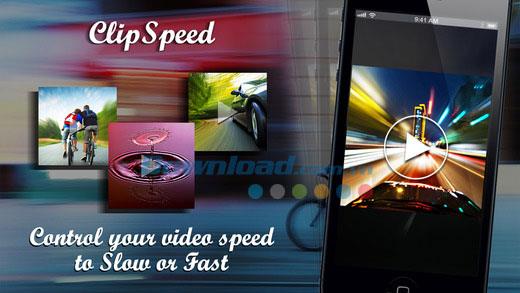 ClipSpeed ​​für iOS 1.1 - Erstellen Sie Zeitlupen- oder Zeitlupenvideos auf dem iPhone / iPad