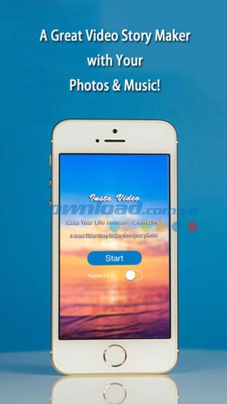 InstaVideo Free para iOS 1.2 - Diseñe videos de fotos de Instagram en iPhone / iPad