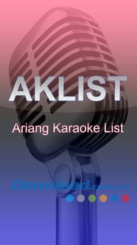 AKList - Ariang Karaoke List para iOS 2.0 - Búsqueda de códigos de canciones de karaoke
