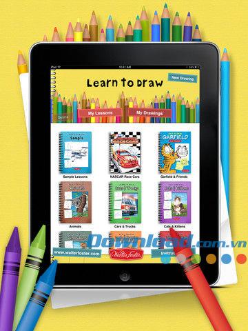 ¡Niños!  Learn to Draw de Walter Foster para iPad 1.1.1 - Programa de dibujo infantil para iPad
