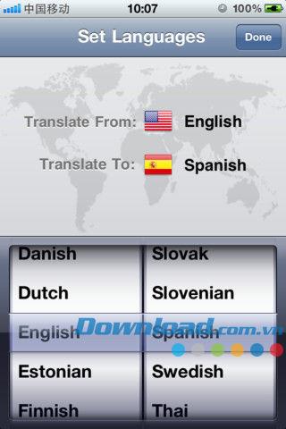 Translate Mobile für iOS 1.5.5 - Mehrsprachige Übersetzungsanwendung für iPhone / iPad