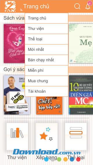 Zinbooks für iOS 1.0.0 - Die Sammlung von E-Books