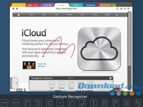 CloudSurfer Free für iPad 1.2.1 - Mobiler Webbrowser für iPad