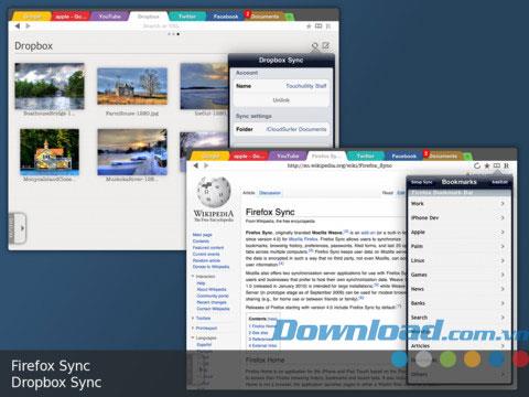 CloudSurfer Free für iPad 1.2.1 - Mobiler Webbrowser für iPad