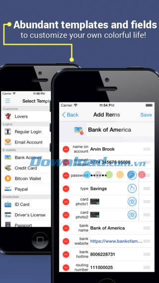 1Passe para iOS 2.0: administre contraseñas y billeteras personales en iPhone / iPad