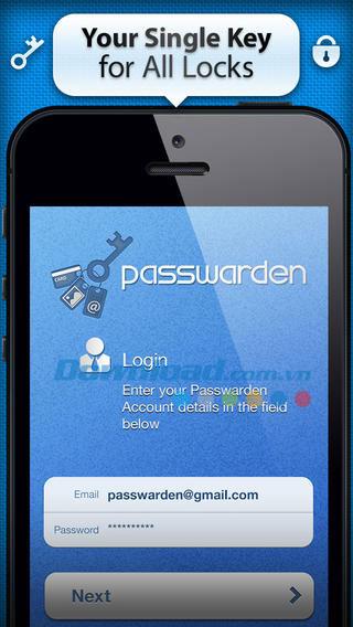 Passwarden für iOS 2.0.1 - Sichere Online-Daten auf iPhone / iPad
