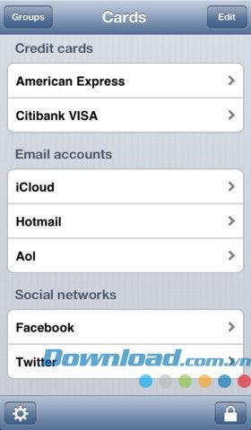 GoodWallet für iOS 2.6 - Verwalten Sie Passwörter und Daten für iPhone / iPad