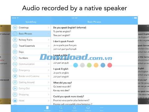 SpeakEasy für iOS 3.2 - Schnelles Sprachenlernen auf iPhone / iPad