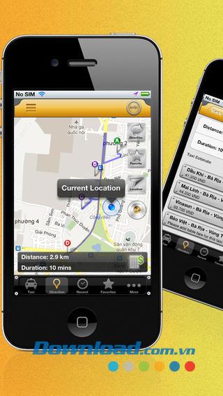 Taxikosten für iOS 1.2 - Software zur Suche nach den besten Taxiunternehmen