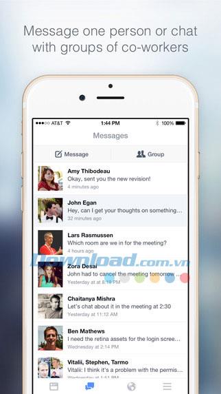 Workplace by Facebook para iOS 143.0: red social para empresas en iPhone / iPad