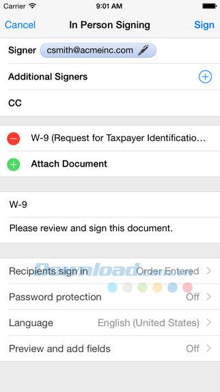 Adobe EchoSign für iOS 2.4.0 - Elektronische Signaturanwendung auf iPhone / iPad