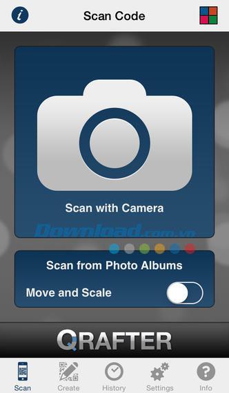 Qrafter para iOS 10.1: escanee y cree códigos de barras en iPhone / iPad