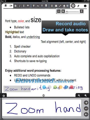 Office Note für iPad 1.3 - Umfassendes Textverarbeitungsprogramm für iPad