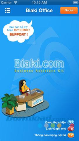 Biaki für iOS 2.1 - Anwendung zur Unterstützung der Geschäftsentwicklung