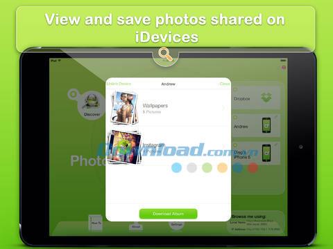 Photo Transfer WiFi für iOS 10 - Teilen Sie Multimedia auf iPhone / iPad