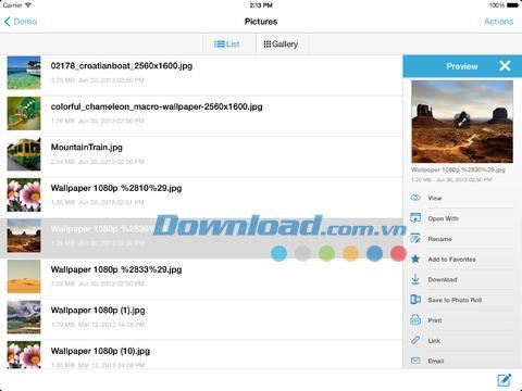 Tonido para iOS 7.0 - Administrador de archivos profesional para iPhone / iPad