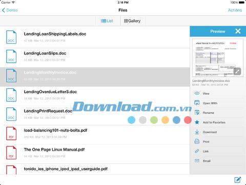 Tonido para iOS 7.0 - Administrador de archivos profesional para iPhone / iPad