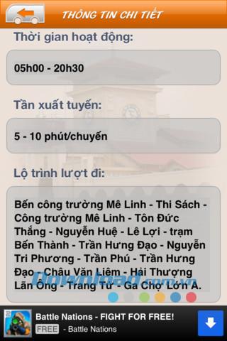 Saigon Bus für iOS 1.0 - Sehen Sie sich die Saigon-Busroute an