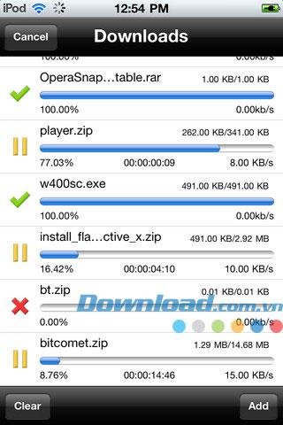 Hochgeschwindigkeits-Download Kostenlos für iOS 1.2 - Download-Manager für iPhone / iPad