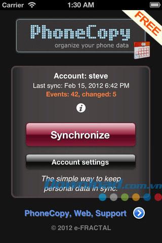 PCalendars para iOS 1.7 - Calendario de copia de seguridad y sincronización para iPhone / iPad