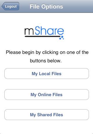 mShare para iPhone
