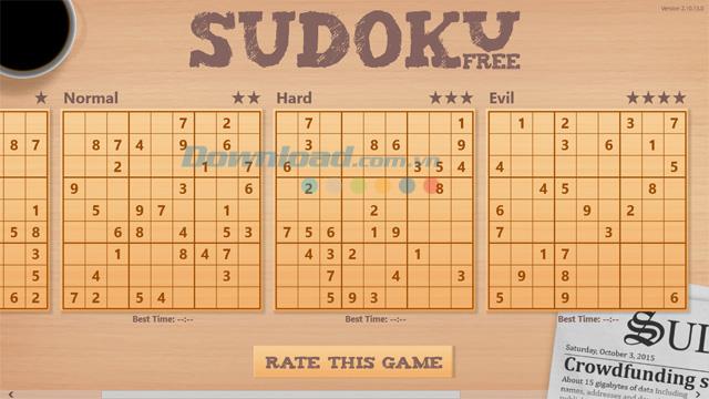 Sudoku Free 2.10.13.0 - Spielen Sie Sudoku kostenlos auf dem Computer