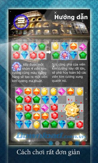 Diamonds para Windows Phone 1.0.0.0 - Juego de rompecabezas de diamantes