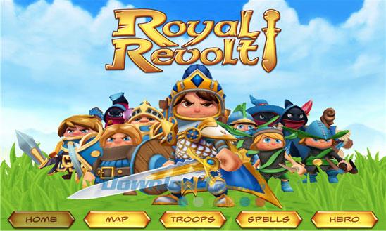 Royal Revolt!  para Windows Phone 1.6.0.2 - Juego para proteger la batalla para Windows Phone