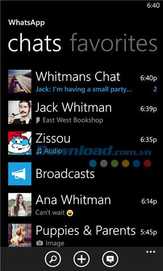 WhatsApp para Windows Phone: chat, llamadas gratuitas en Windows Phone