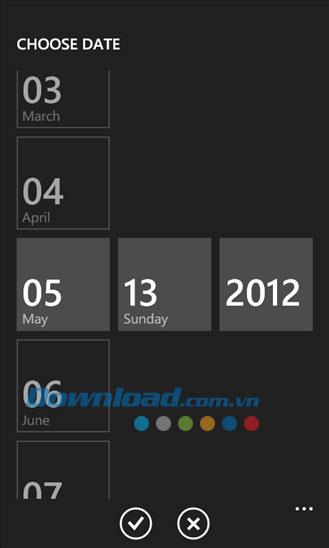 LichBlock für Windows Phone 1.4 - Schlagen Sie den Kalender nach