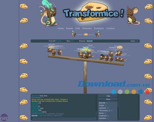 Transformice - Game Mouse Kids im Web