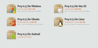 Prey for Linux - Software zum Auffinden verlorener Geräte
