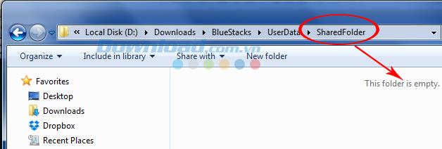 How to bring photos, data from your computer to BlueStacks