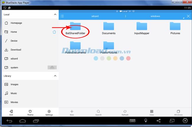 How to bring photos, data from your computer to BlueStacks