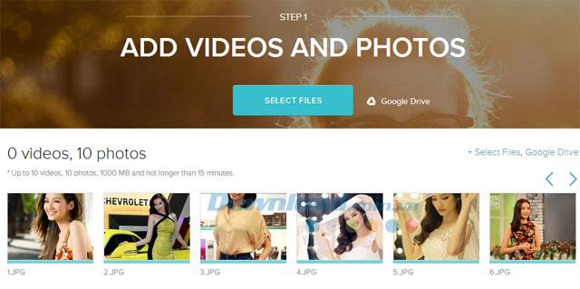 Instrucciones para crear videos fotográficos en línea con Magisto