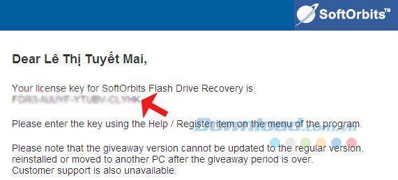 Software [gratuito] Copyright SoftOrbits Flash Drive Recovery