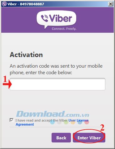 viber for desktop without phone
