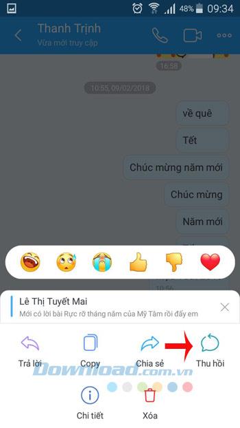 Comment récupérer et supprimer les messages Zalo sur votre téléphone