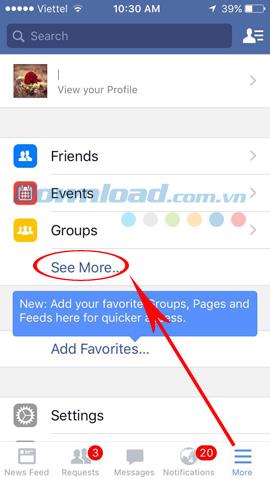 So verwenden Sie die Facebook-Funktion zum Suchen von Freunden