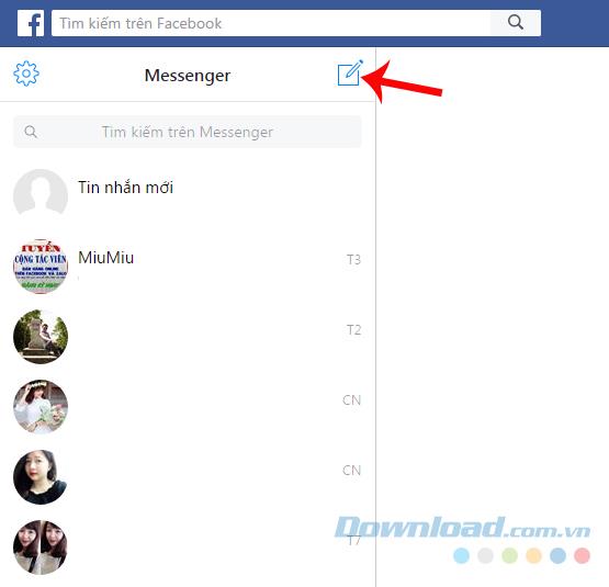 Como criar um grupo, sair de um grupo e excluí-lo no Messenger