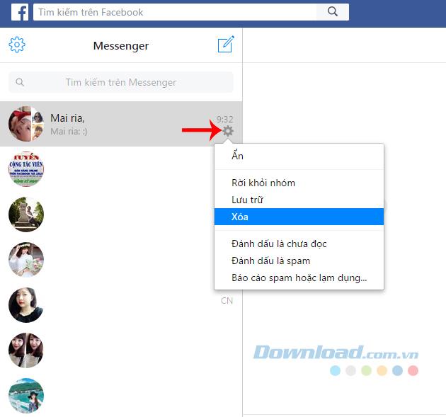 How to create a group, leave a group and delete a group on Messenger