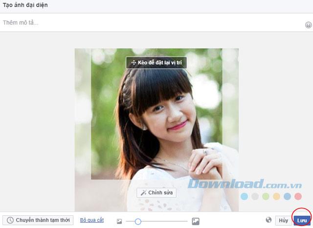 How to change your avatar, Facebook cover photo