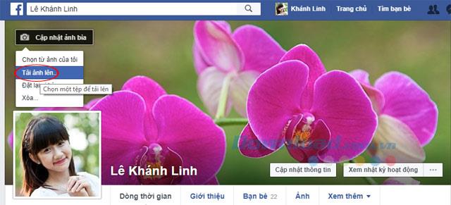 How to change your avatar, Facebook cover photo