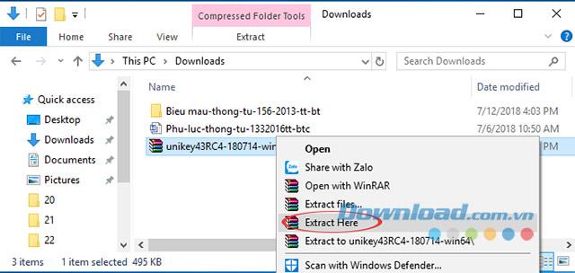 Download and install Unikey on Windows 10, 8, 7, XP to type Vietnamese