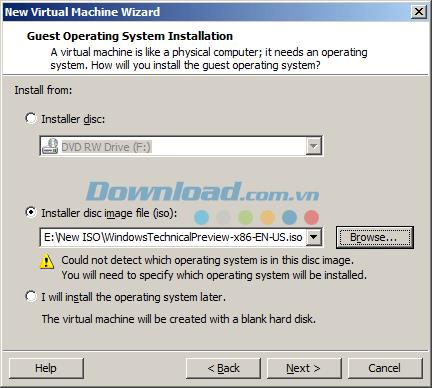 Instrucciones para instalar Windows 10 en una máquina virtual VMWare