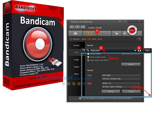 how to record audio on bandicam free
