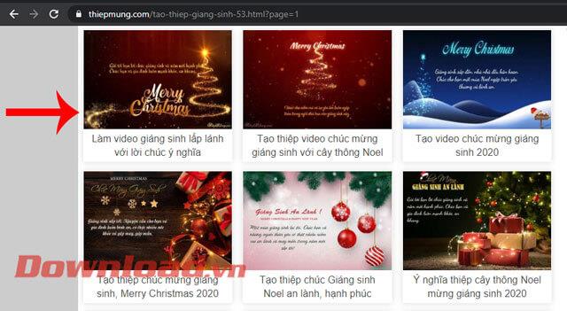 Instrucciones para crear tarjetas de Navidad en línea